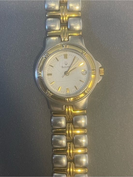 Bulova Other - Bulova Two-Tone Gold and Silver Bracelet Watch